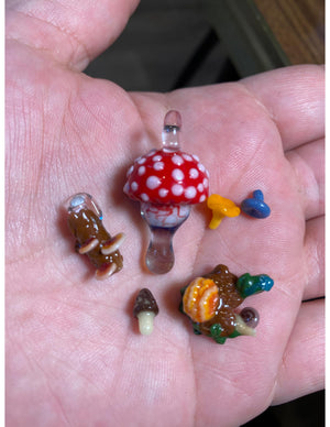 DeMatteo "Mushroom" Pendants and Terp Pearls