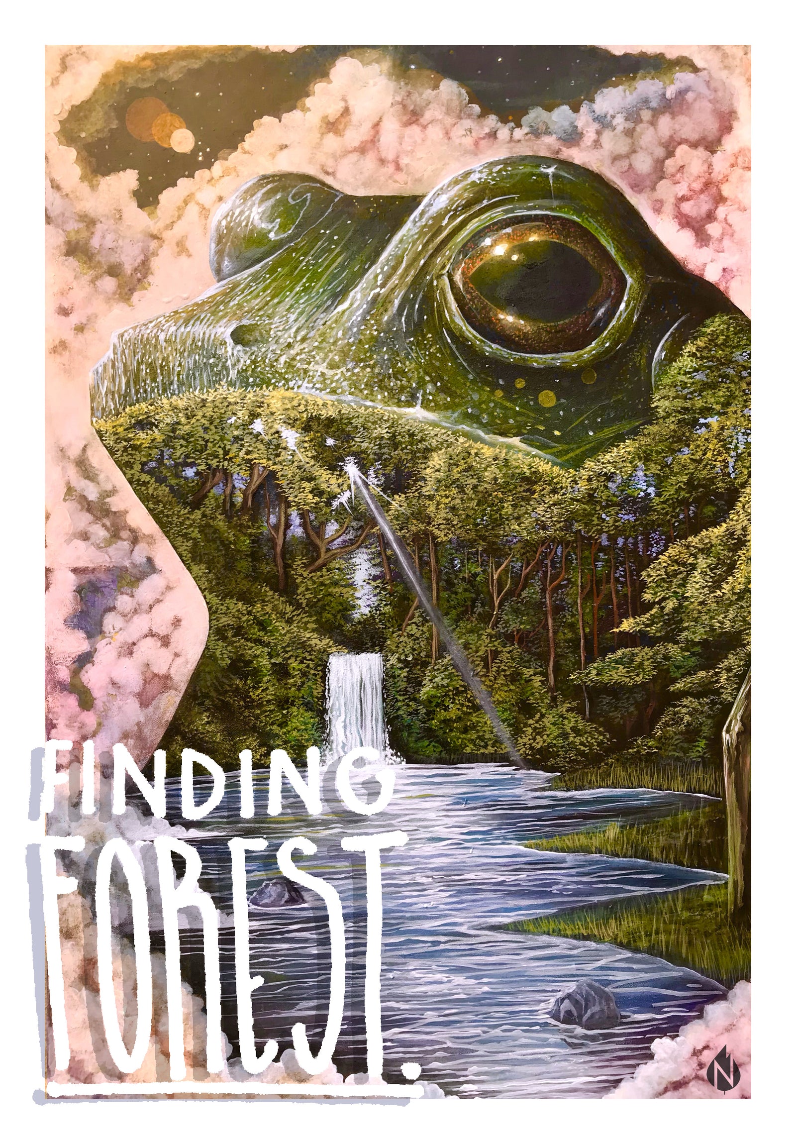 Nosego's "Finding Forest" and Azul Glass's "Art is...."