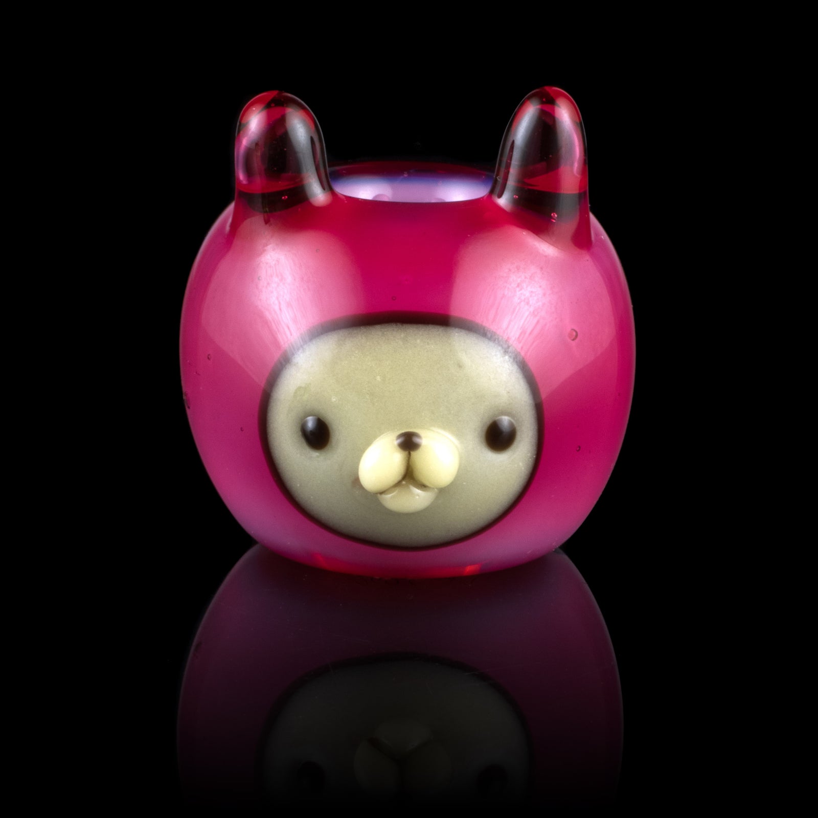 “Bunny Bead” 4 Hot Pink