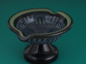 Smiley - "Weave-Black and Green"