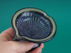 Smiley - "Weave-Black and Green"