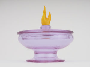 Coyle - "Purple fire lidded tray"
