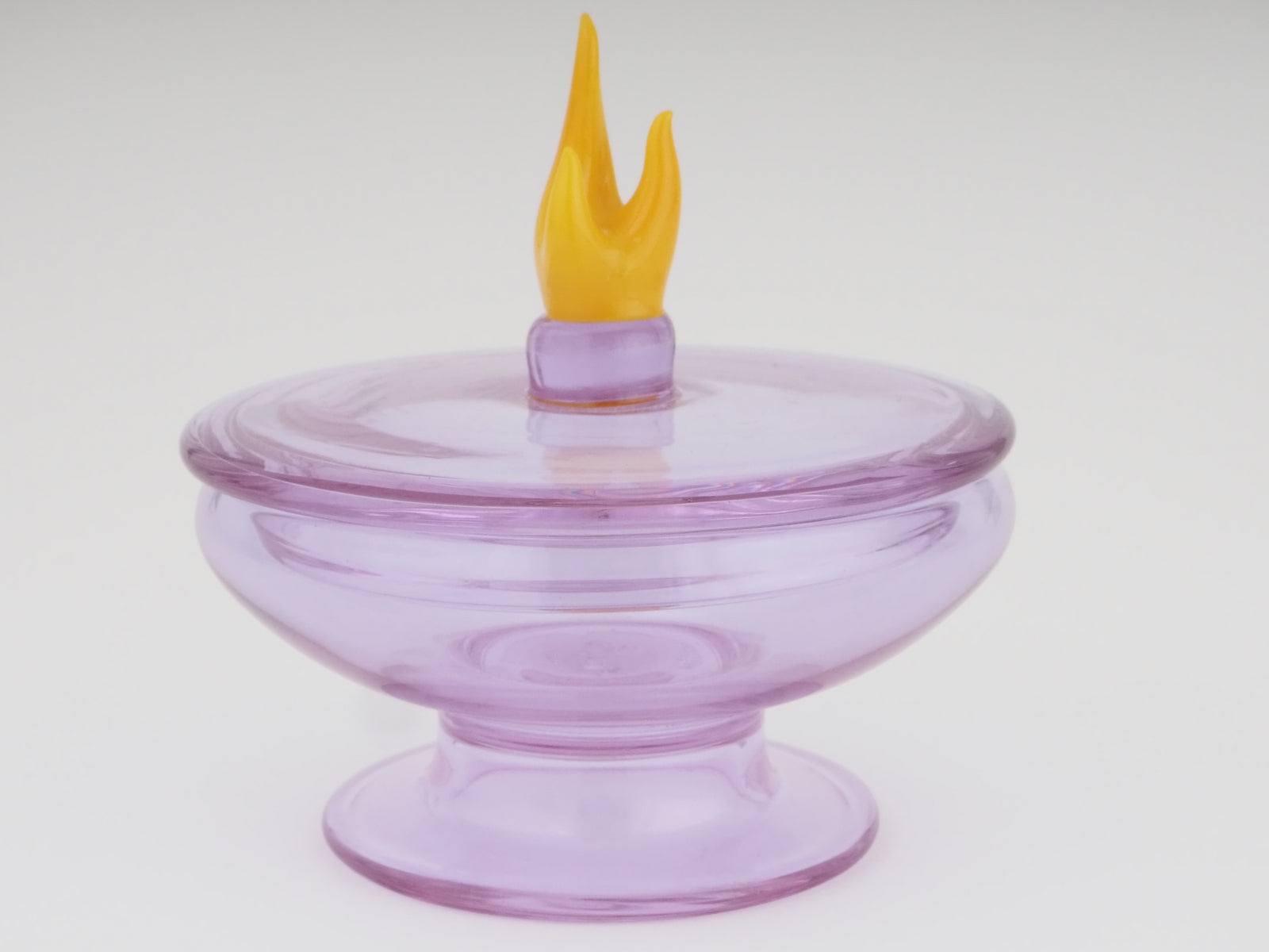Coyle - "Purple fire lidded tray"