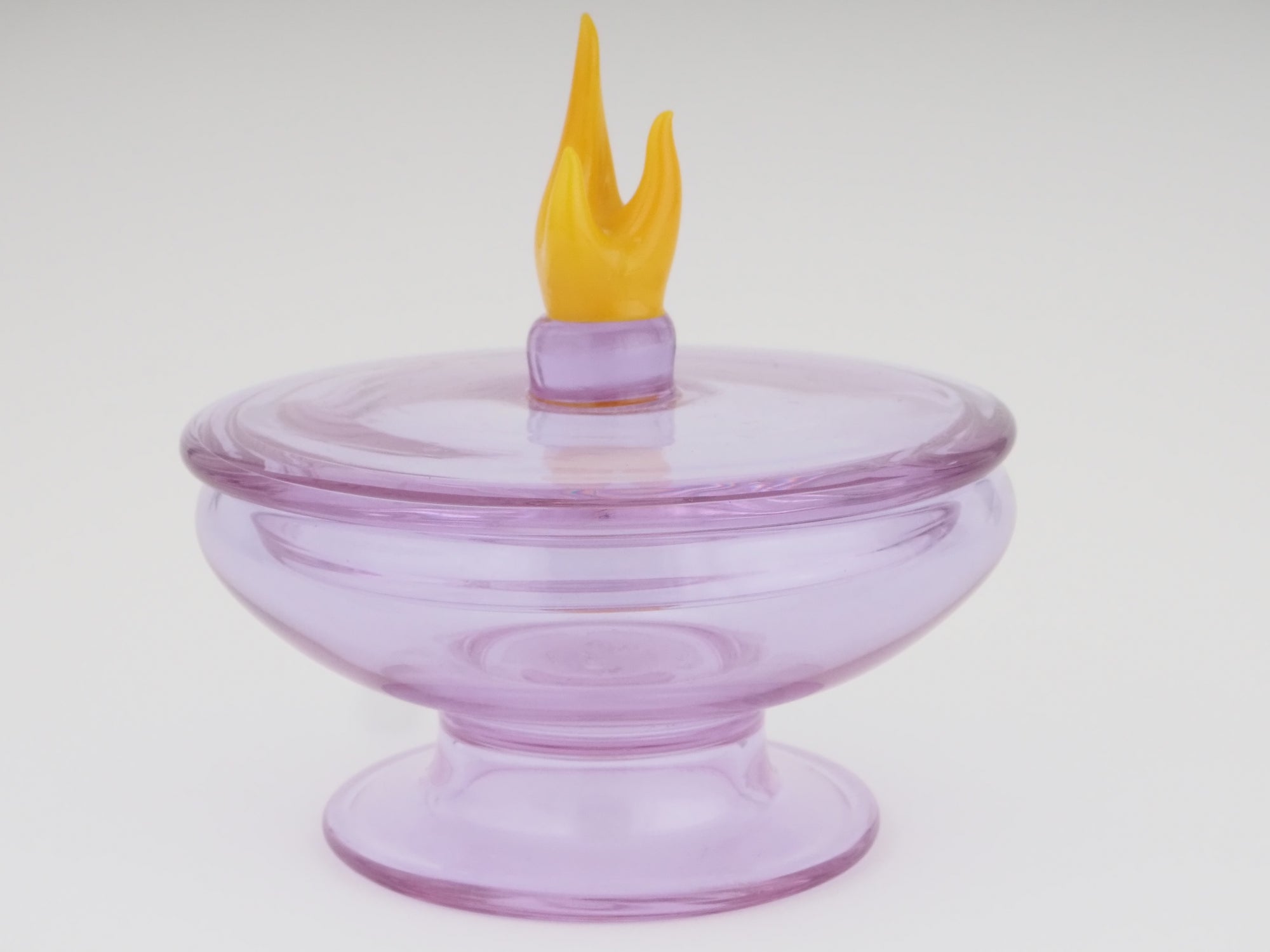 Coyle - "Purple fire lidded tray"