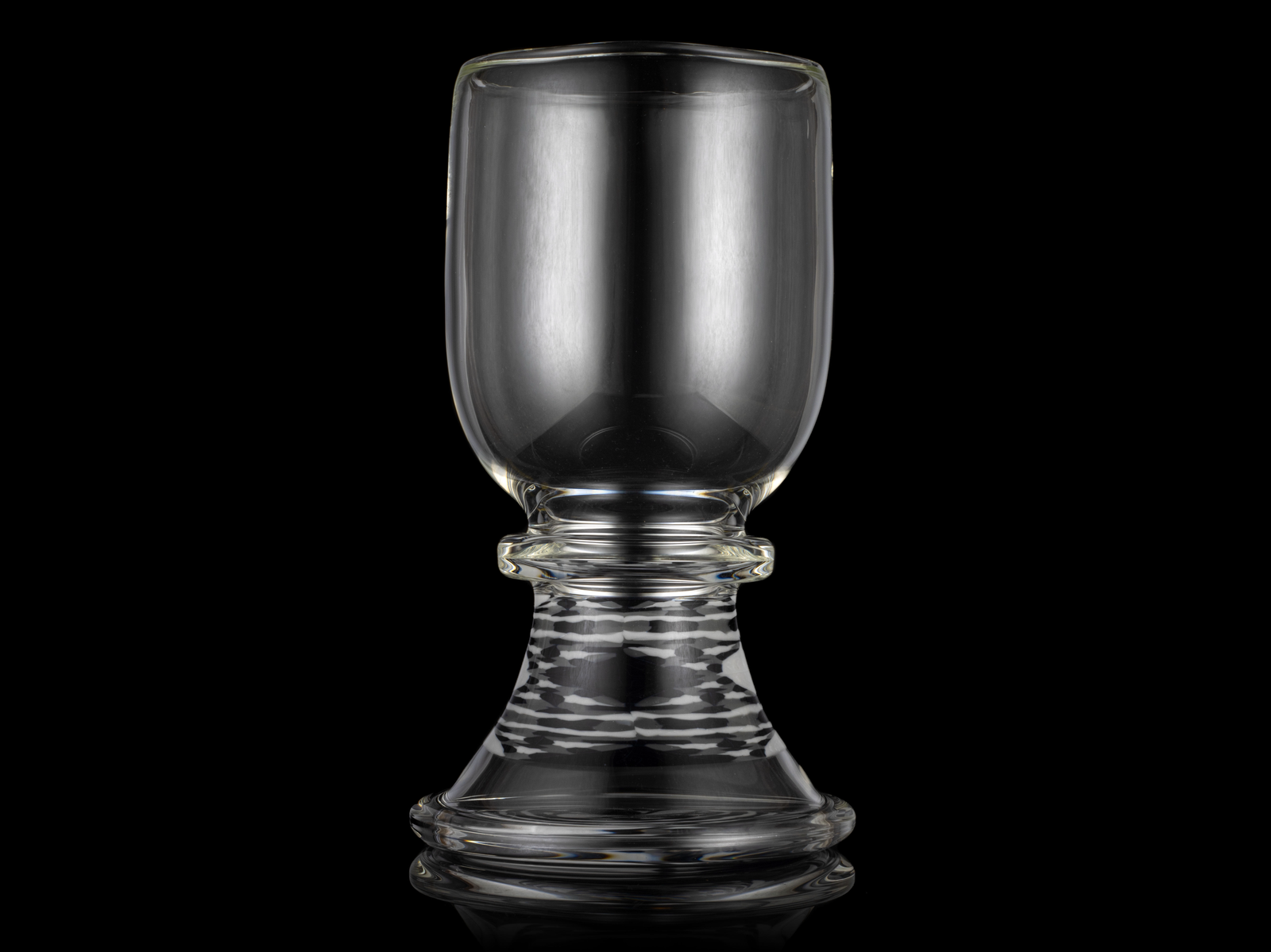 Whos Boro- Black & White Murrine Cup
