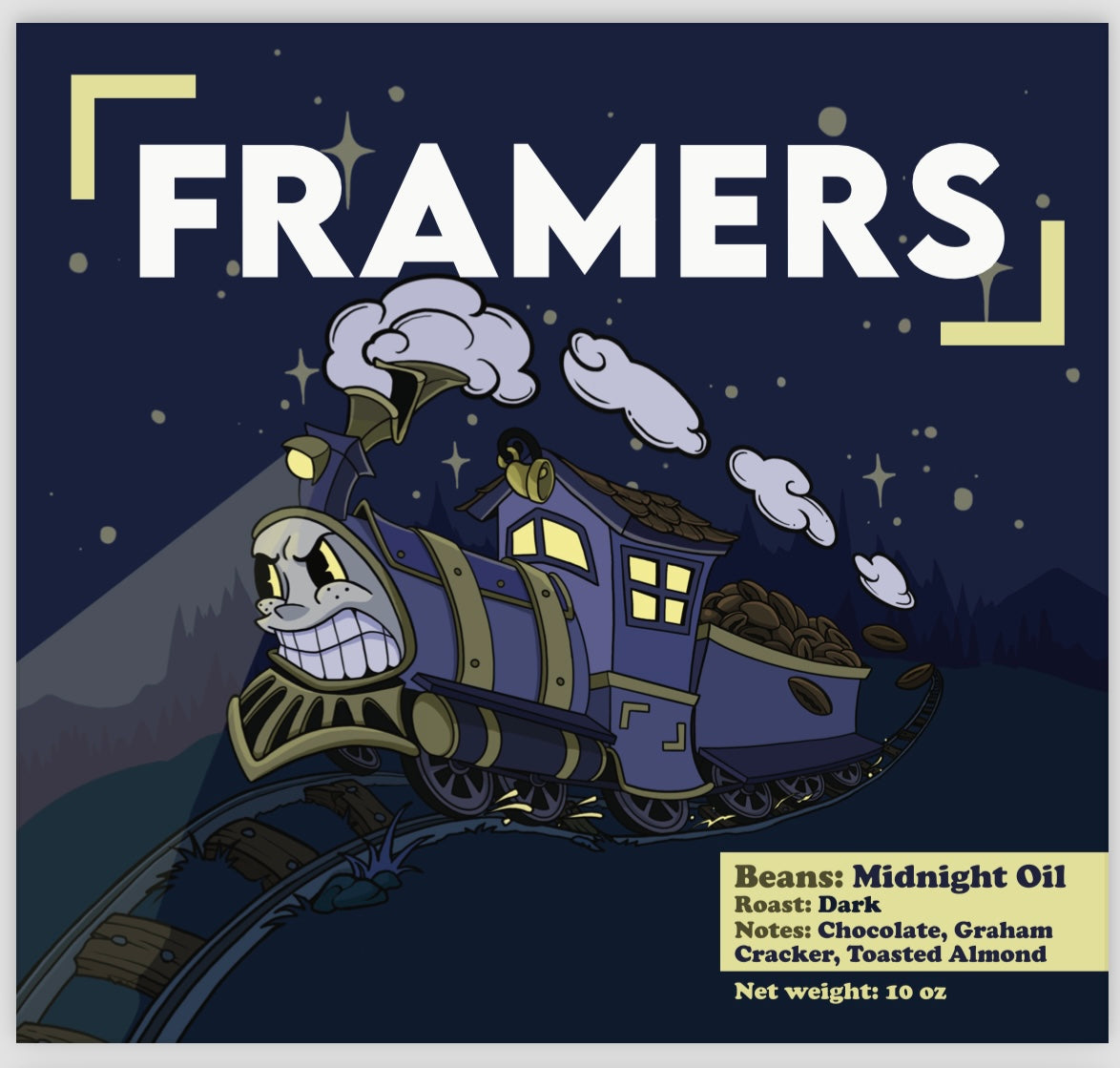 Midnight Oil Framers Cafe Coffee Beans