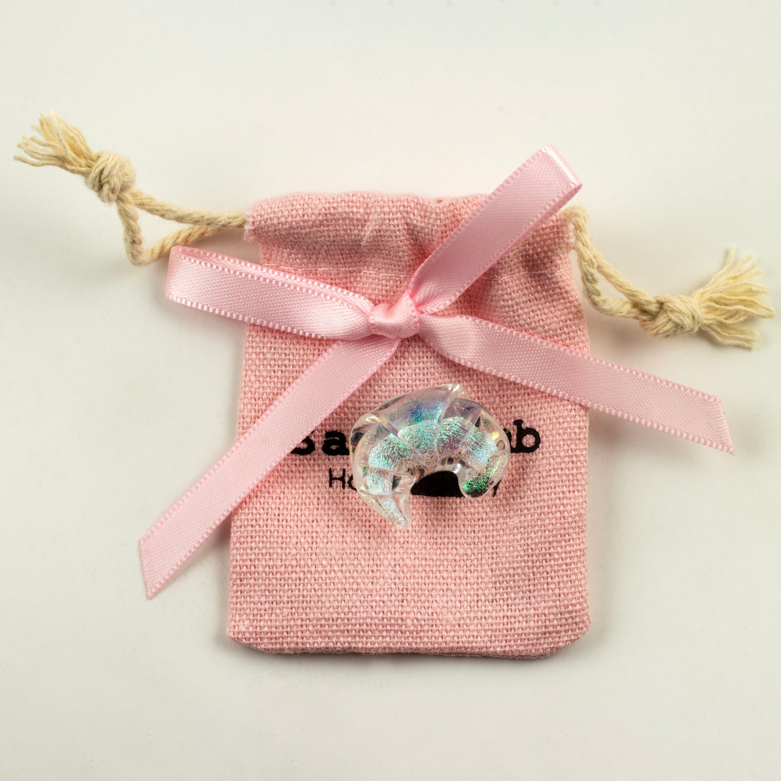 SakiBomb - Dichroic Croissant Pendant