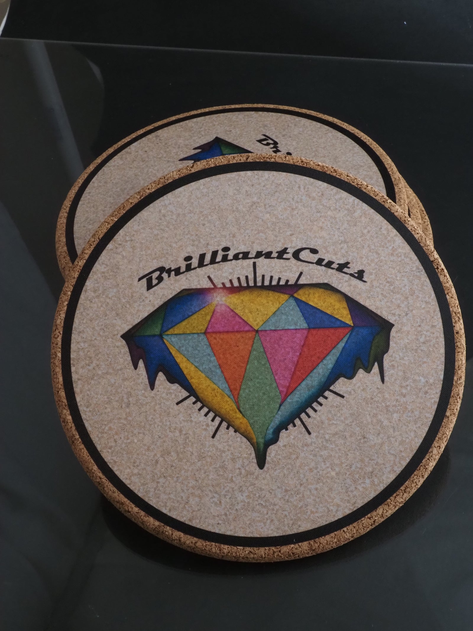Brilliant Cuts "Dab Cork Mat"
