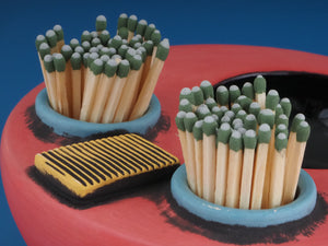 Andrew Clark - "Ashtray with Match Striker #2"