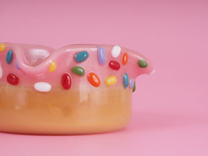 KGB Glass - "Donut ash here"