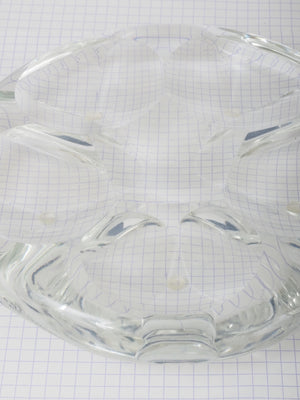 Xanderman Glass - "Clear Cut Lens Ashtray"