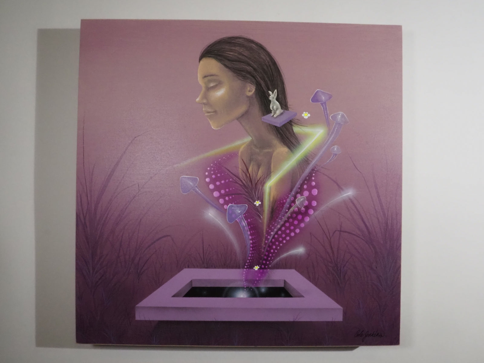Cole Jenkins "Purple Female Portrait"