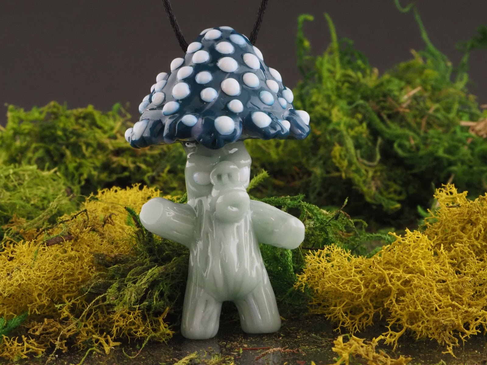 Coyle "Blue Cap Monkey Shroom" Pendant
