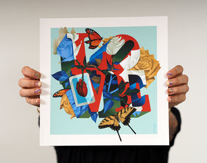 Gustavo Rimada "LOVE" Print