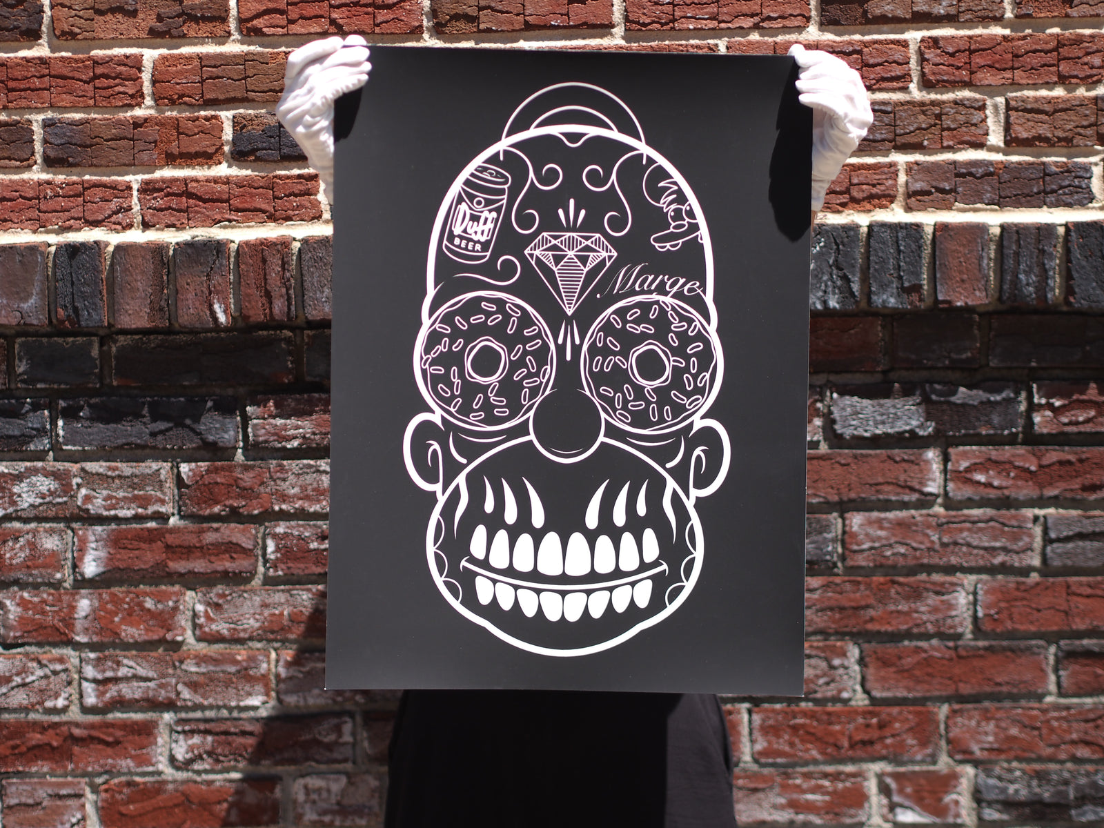 “Day Of The Donut” Hand Pulled Screen Print