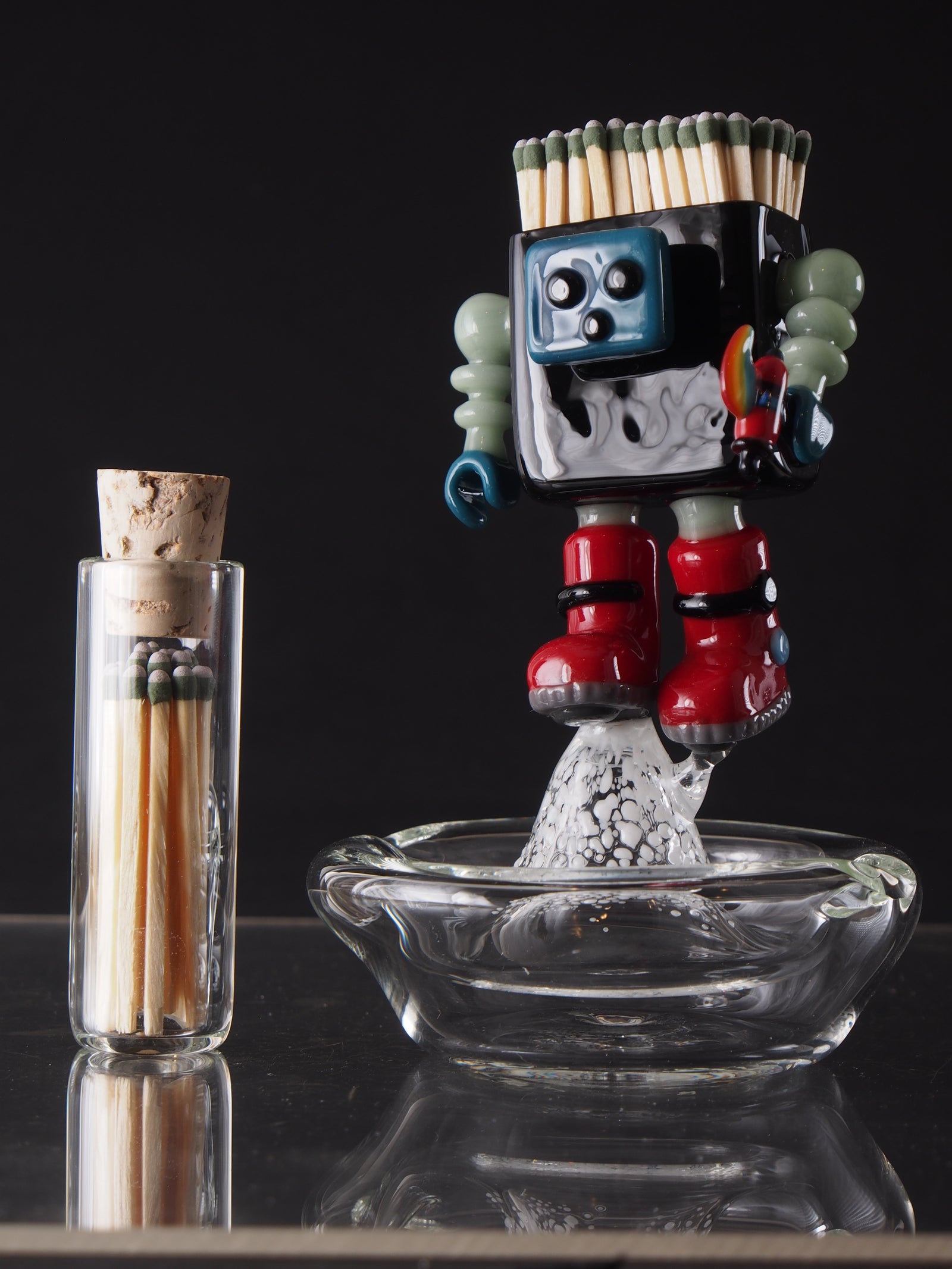Torchress - "Matchbot 2.0" Ashtray