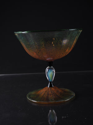KRA Glass- "Venetian Ash Vessel" Ashtray