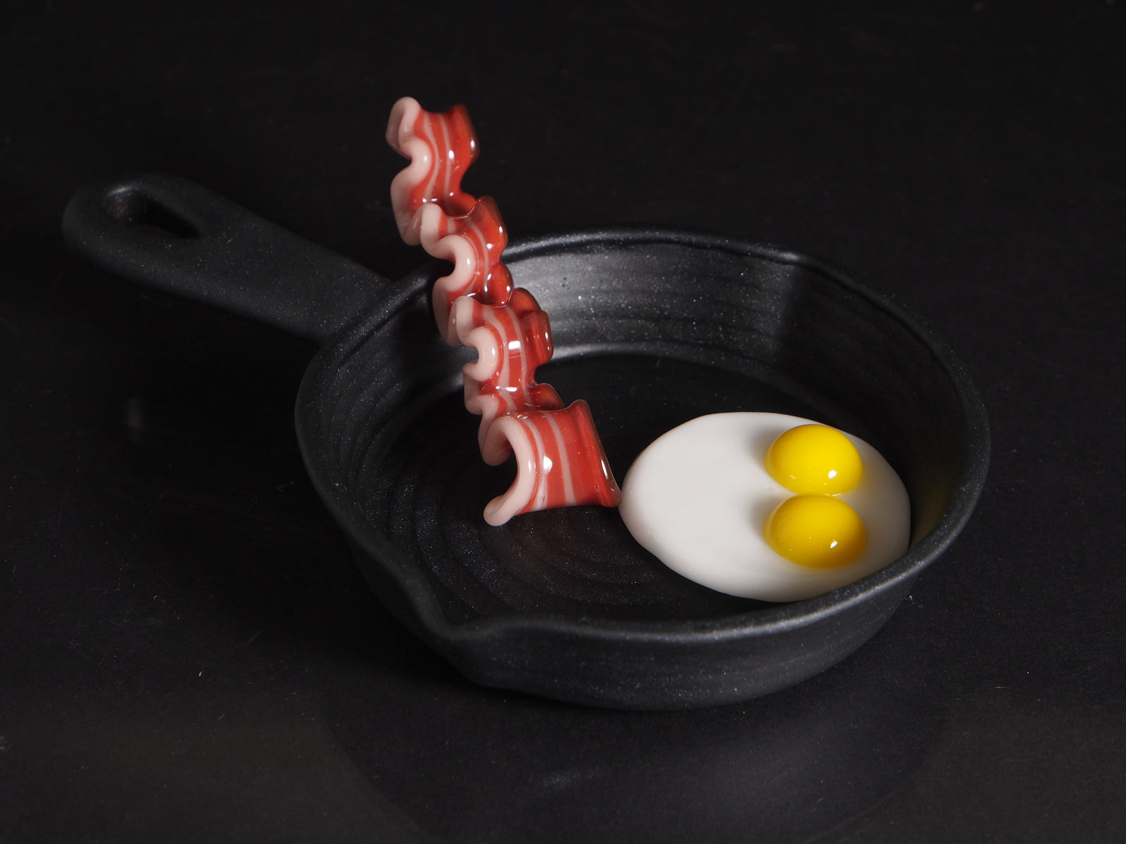 Rosburg Glass - "Country Breakfast" Ashtray