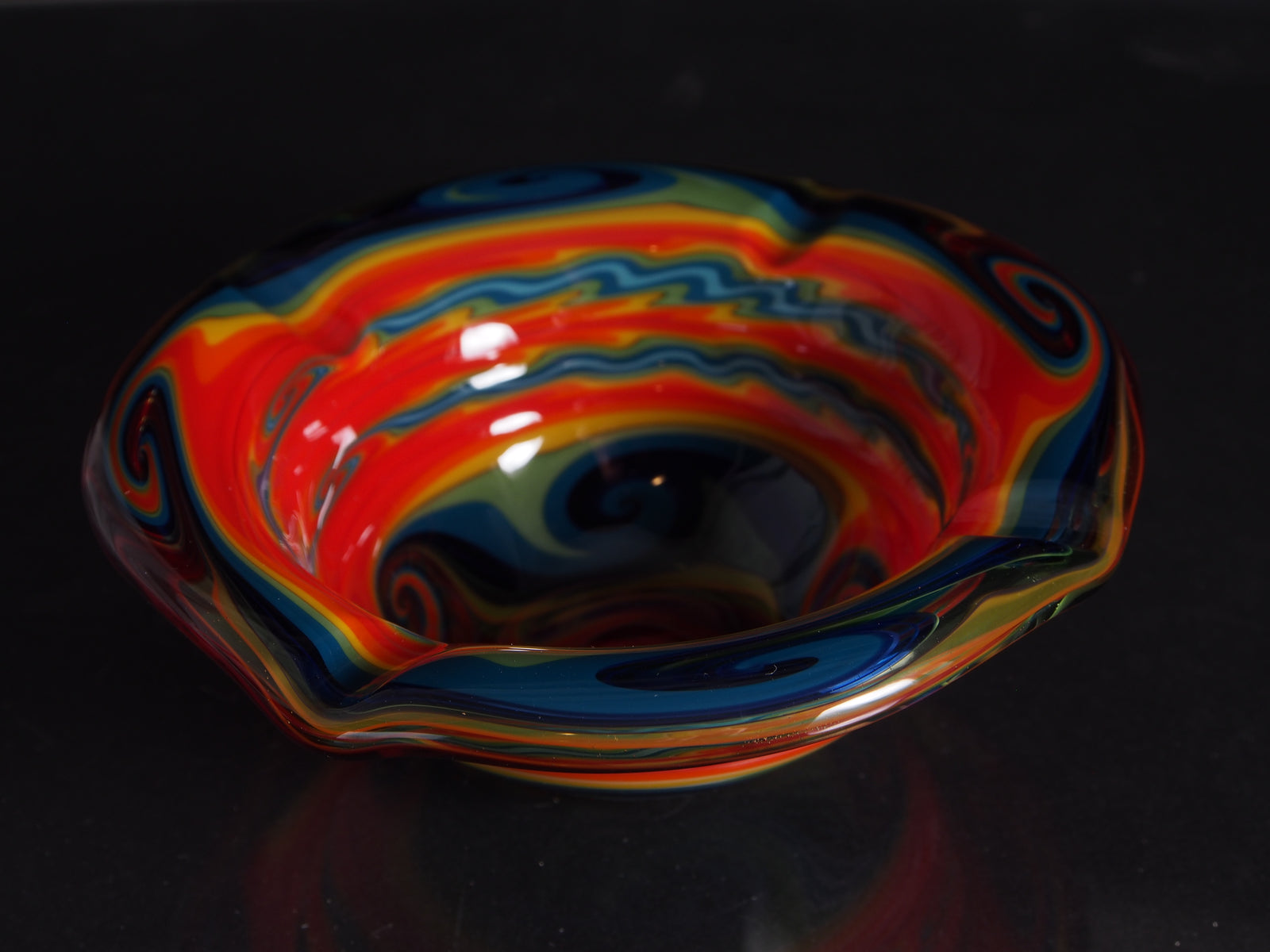 Cowboy Glass - "Rainbow Ashing's" Ashtray