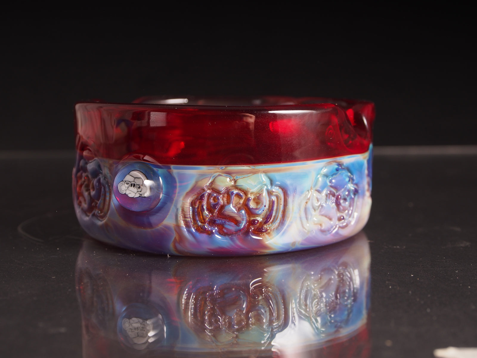 Dan Coyle - "Monkey Murrine and Stamp" Ashtray